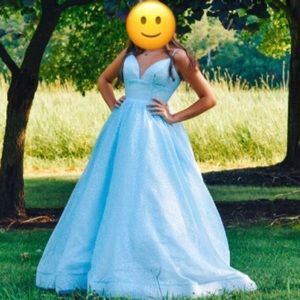 Ice blue Sherri Hill Cinderella dress size 6